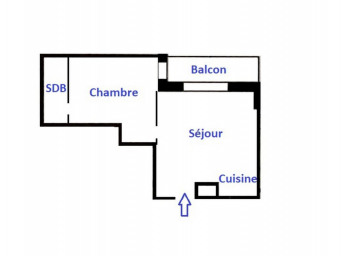 Appartement a louer persan - 2 pièce(s) - 48 m2 - Surfyn