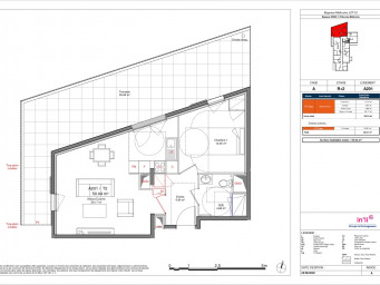 Appartement a louer bagneux - 2 pièce(s) - 50.04 m2 - Surfyn