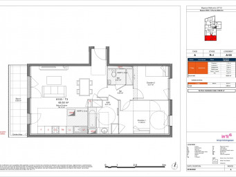 Appartement a louer bagneux - 3 pièce(s) - 65.53 m2 - Surfyn