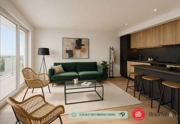 Appartement 3 pièces 77 m² · à Perrache-le Confluent, Lyon 2ème · 77 m² · 519 000 €
