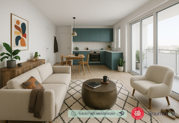 Appartement 3 pièces 99 m² · à Cucq · 99 m² · 495 000 €