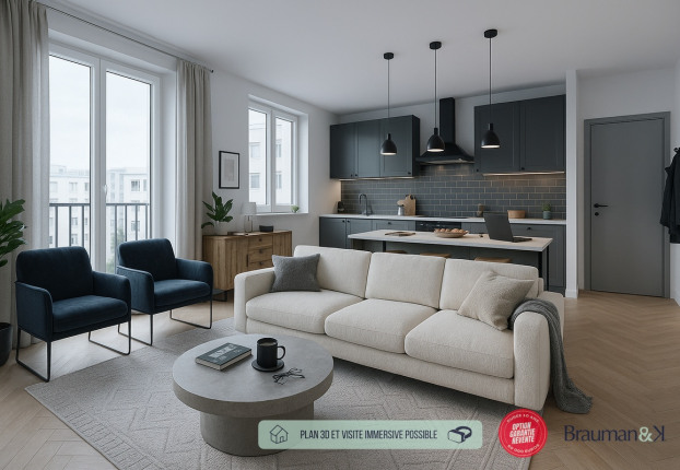 Appartement 4 pièces 71 m² · à Paris 18ème · 71 m² · 923 000 €