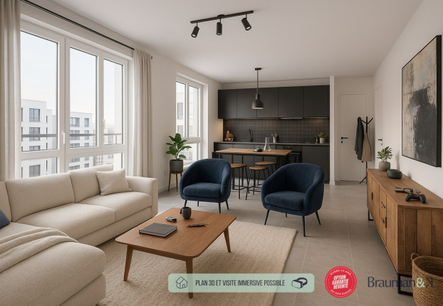Appartement 3 pièces 79 m² · à Sergy · 79 m² · 504 000 €