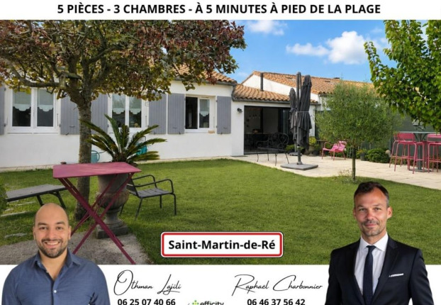 Maison 5 pièces 125 m² · à Saint-Martin-de-Ré · 125 m² · 730 000 €