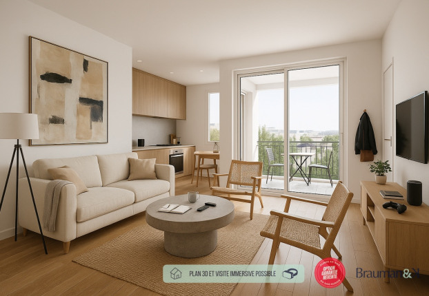 Appartement 2 pièces 54 m² · à Les Minimes-Tasdon, la Rochelle · 54 m² · 495 000 €