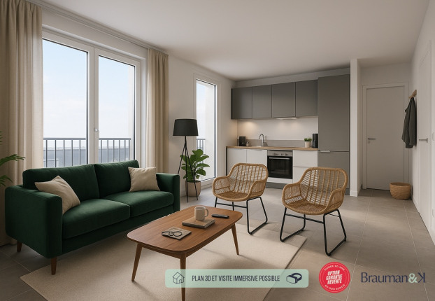 Appartement 3 pièces 60 m² · à Beausoleil · 60 m² · 515 166 €