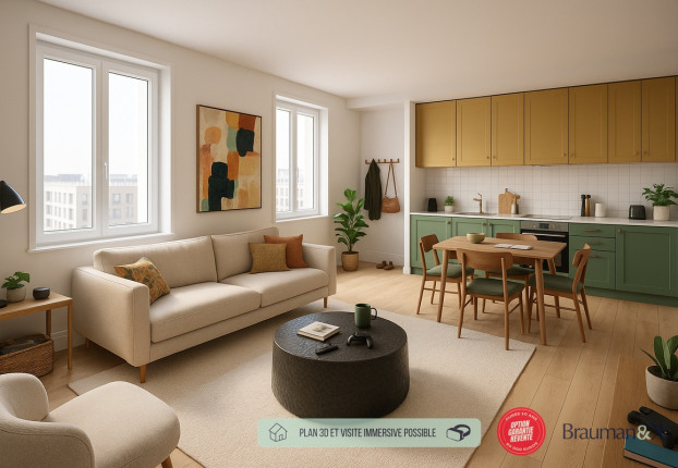 Appartement 3 pièces 64 m² · à Strasbourg · 64 m² · 494 200 €
