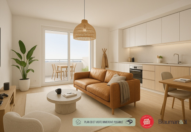 Appartement 2 pièces 44 m² · à Saint-Leu · 44 m² · 255 000 €