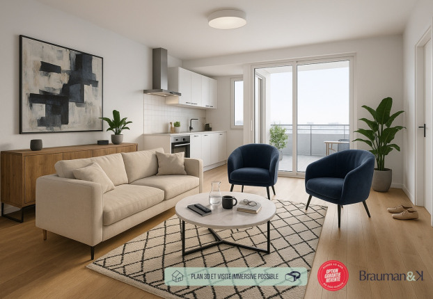Appartement 3 pièces 88 m² · à Le Lac-Bacalan, Bordeaux · 88 m² · 533 000 €