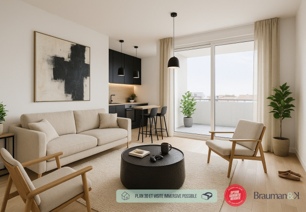 Appartement 3 pièces 77 m² · à Perrache-le Confluent, Lyon 2ème · 77 m² · 519 000 €