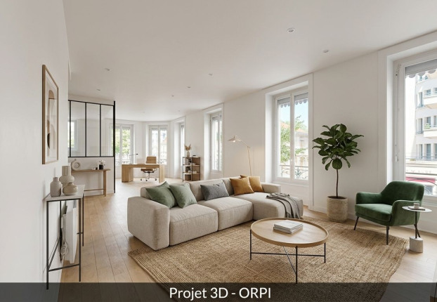 Appartement 4 pièces 127 m² · à Jean Macé, Lyon 7ème · 127,5 m² · 539 000 €