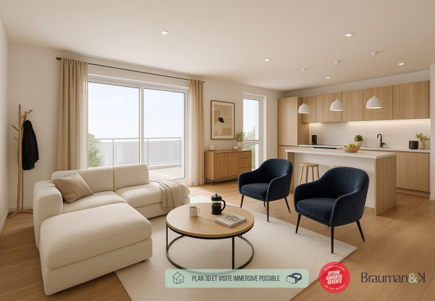 Appartement 4 pièces 96 m² · à Centre, Rennes · 96 m² · 530 000 €