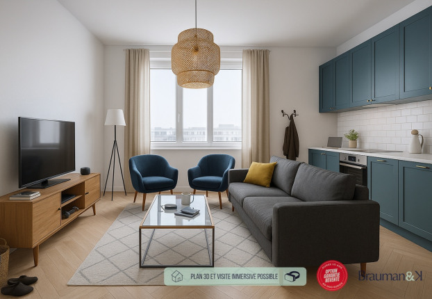 Appartement 2 pièces 45 m² · à Paris 16ème · 45 m² · 740 000 €