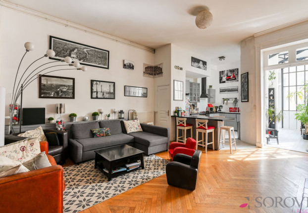 Appartement 4 pièces 93 m² · à Tête d'Or-Foch-Vitton, Lyon 6ème · 93 m² · 540 000 €