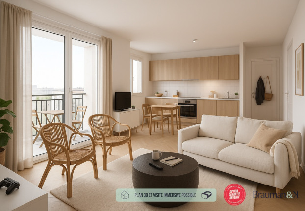 Appartement 3 pièces 65 m² · à Raspail-Montparnasse, Paris 14ème · 65 m² · 1 260 000 €