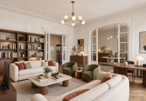 Appartement 3 pièces 130 m² · à Hoche-Friedland, Paris 8ème · 130 m² · 1 960 000 €