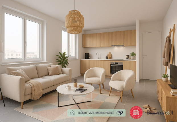 Appartement 2 pièces 45 m² · à Paris 16ème · 45 m² · 740 000 €