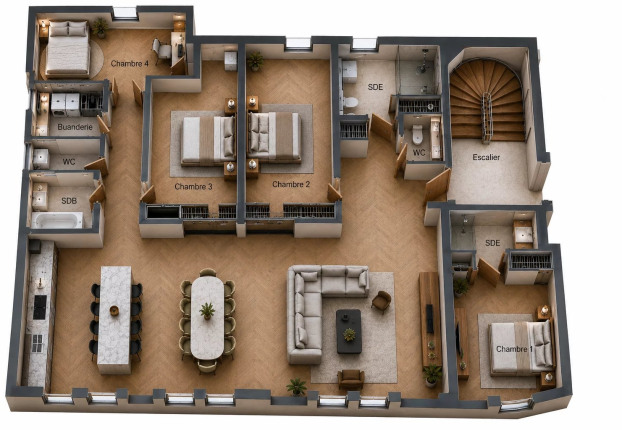 Appartement 6 pièces 166 m² · à Neuilly-sur-Seine · 166 m² · 2 290 000 €