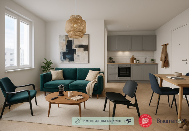 Appartement 2 pièces 45 m² · à Paris 16ème · 45 m² · 740 000 €