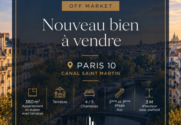 Appartement 7 pièces 380 m² · à Chateau d'Eau-Lancry, Paris 10ème · 380 m² · 4 725 000 €