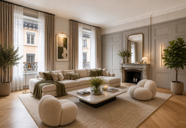Appartement 4 pièces 107 m² · à Cordeliers-Célestins-Bourse, Lyon 2ème · 107,4 m² · 529 000 €