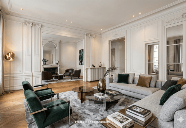 Appartement 8 pièces 260 m² · à Paris 17ème · 260 m² · 2 500 000 €