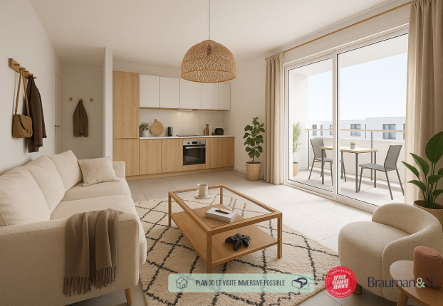 Appartement 2 pièces 47 m² · à Saint-Paul · 47 m² · 249 000 €