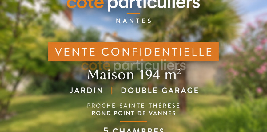 Maison 8 pièces 194 m² · à Nantes · 194 m² · 750 000 €