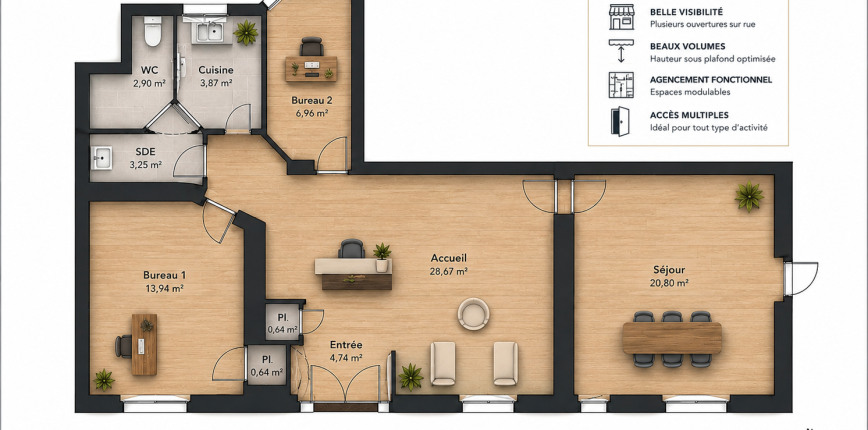 Appartement 3 pièces 84 m² · à Saint Victor, Paris 5ème · 84,1 m² · 900 000 €