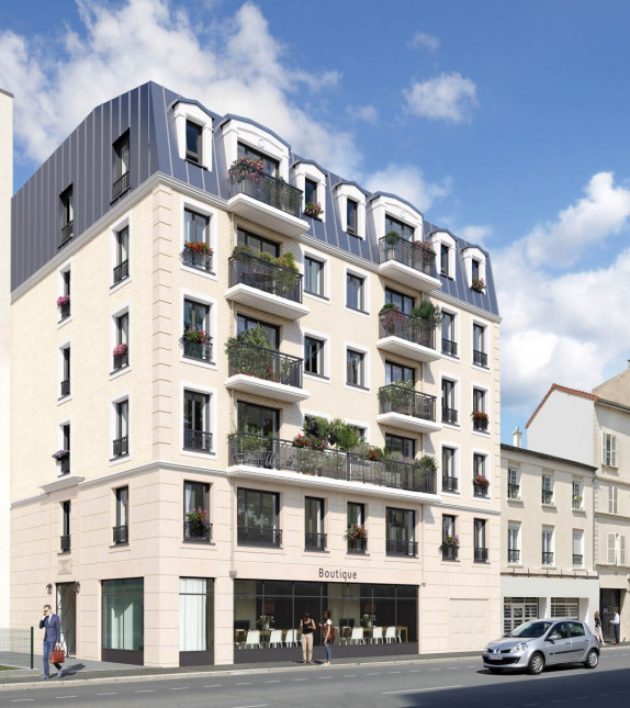 LE 33 à AsnièressurSeine programme immobilier neuf