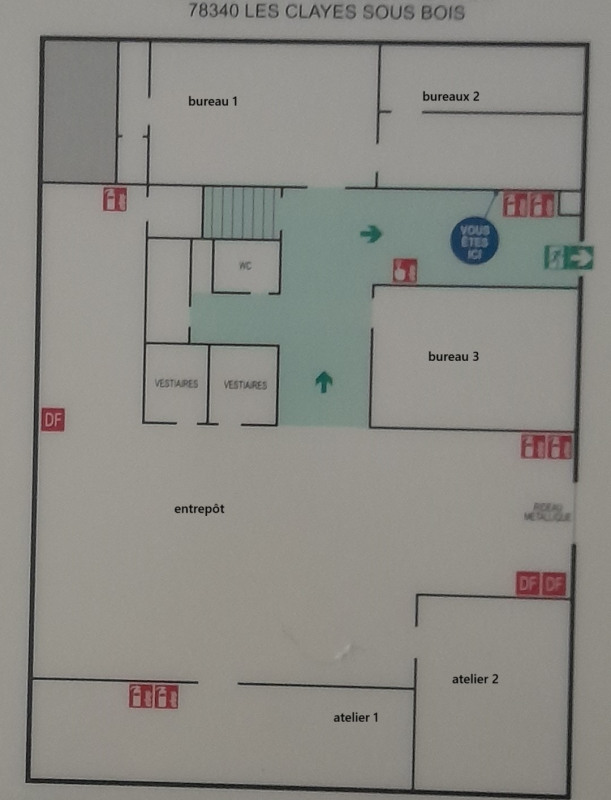 Location Local d'activités de 355 m² Les Clayes-sous-Bois