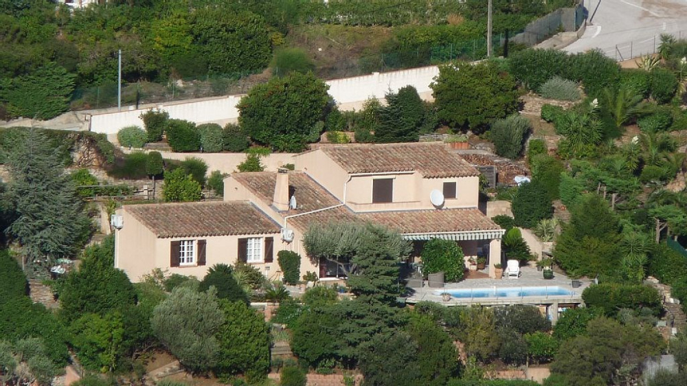 Vue de la villa