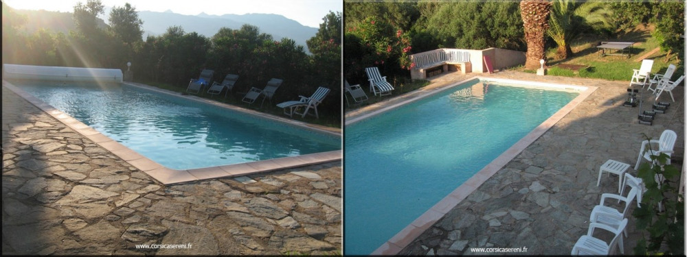 Piscine (accès à 10 metres via un petit chemin)