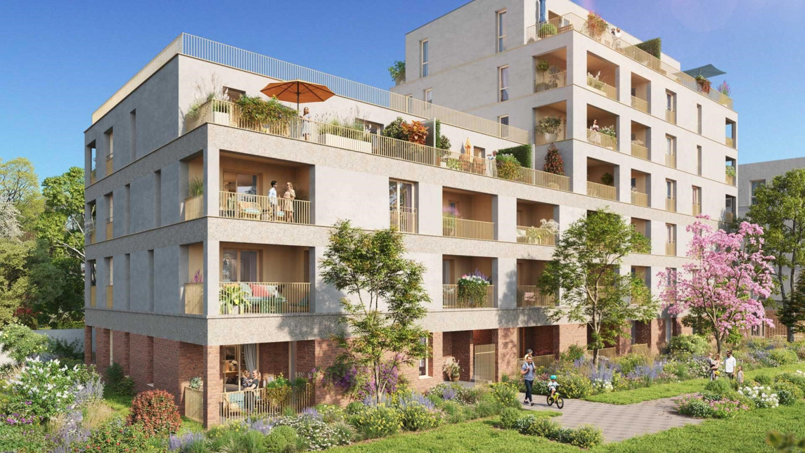 Program neuf les Jardins de Bellevue - La Courneuve