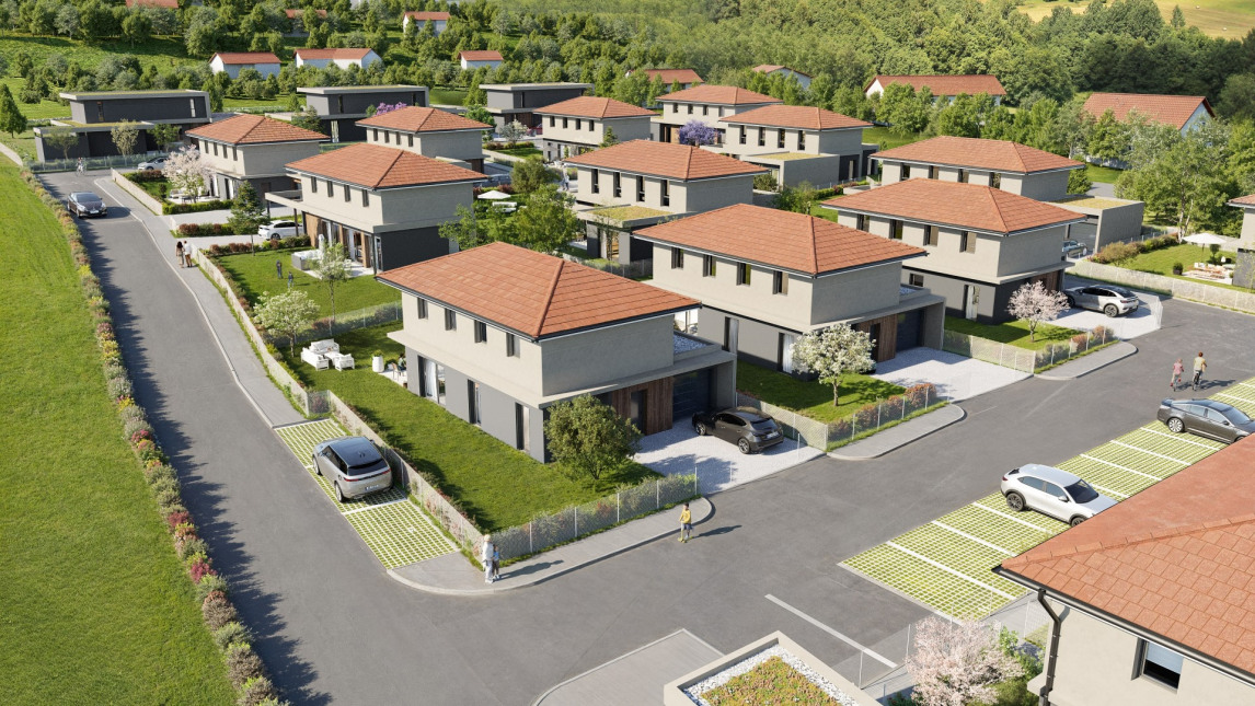 Program neuf Les Villas du Rocher - Grilly