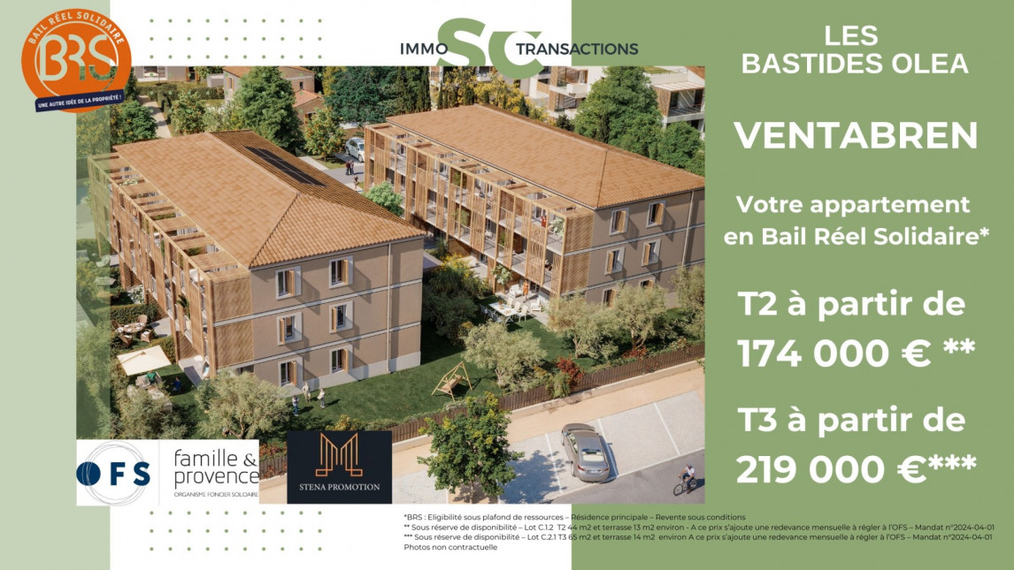 Program neuf BASTIDES OLEA - Ventabren