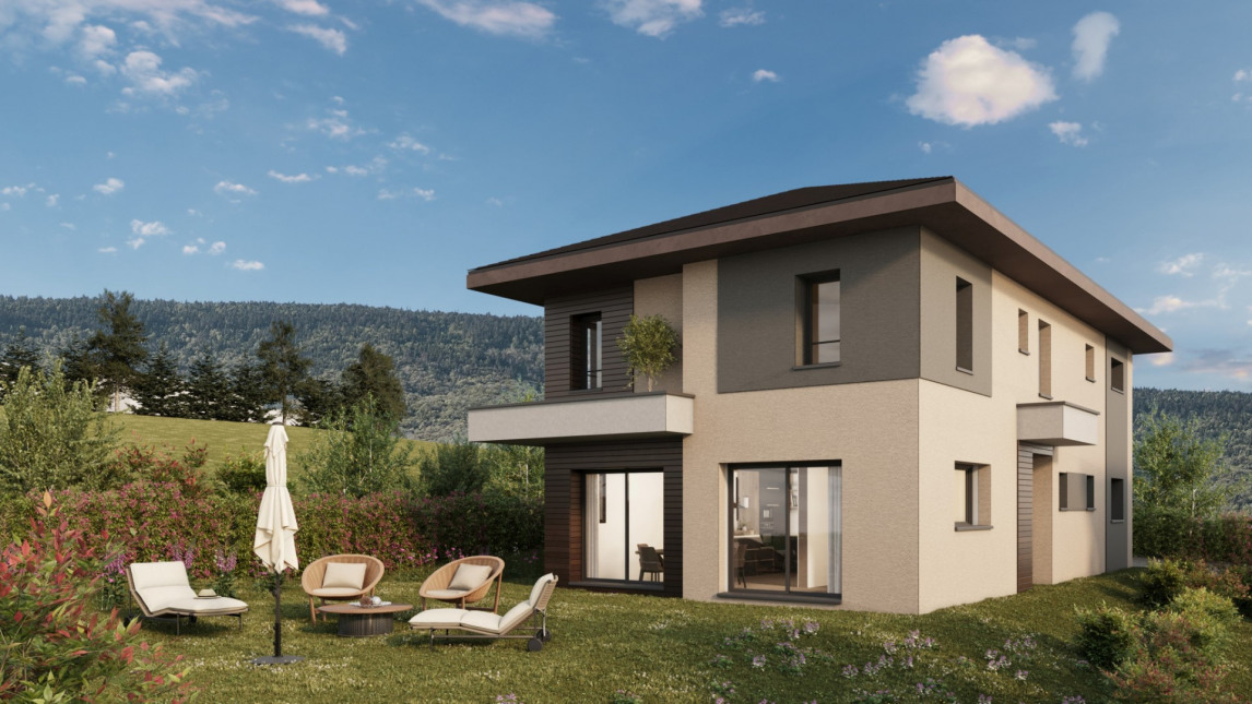 Program neuf VILLAS NEUVES CENTRE PREVESSIN MOENS 01280 - Prévessin-Moëns