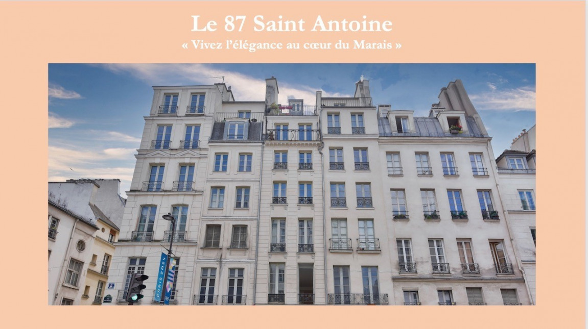 Program neuf LE 87 SAINT-ANTOINE - REHABILITATION DE PRESTIGE - Paris 4ème