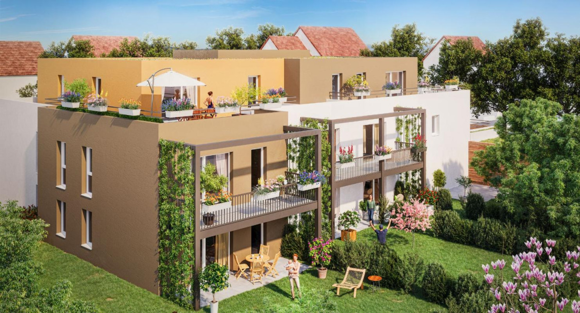 Villa Rose Cadril - Programme immobilier neuf à Rixheim 68170