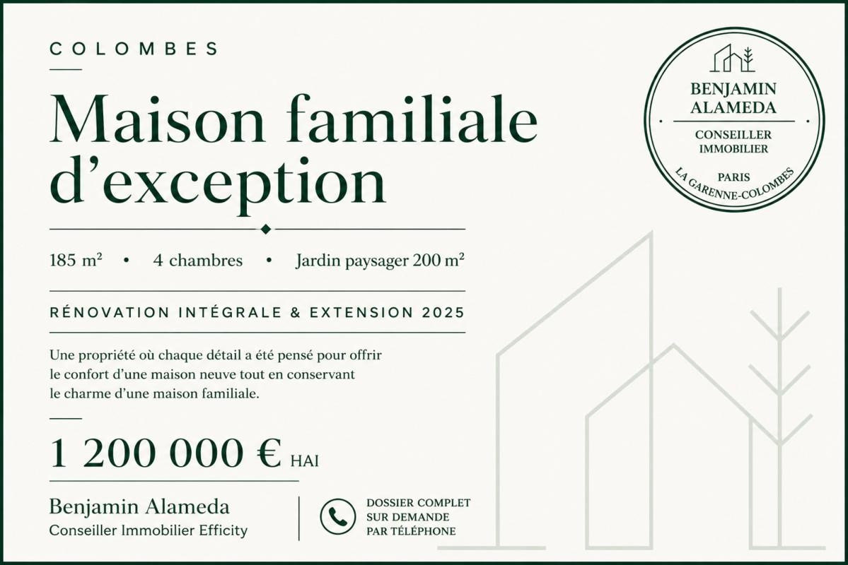 Pavillon de luxe à vendre dans le quartier Agent Sarre-Centre-Les Vallées-La Garenne