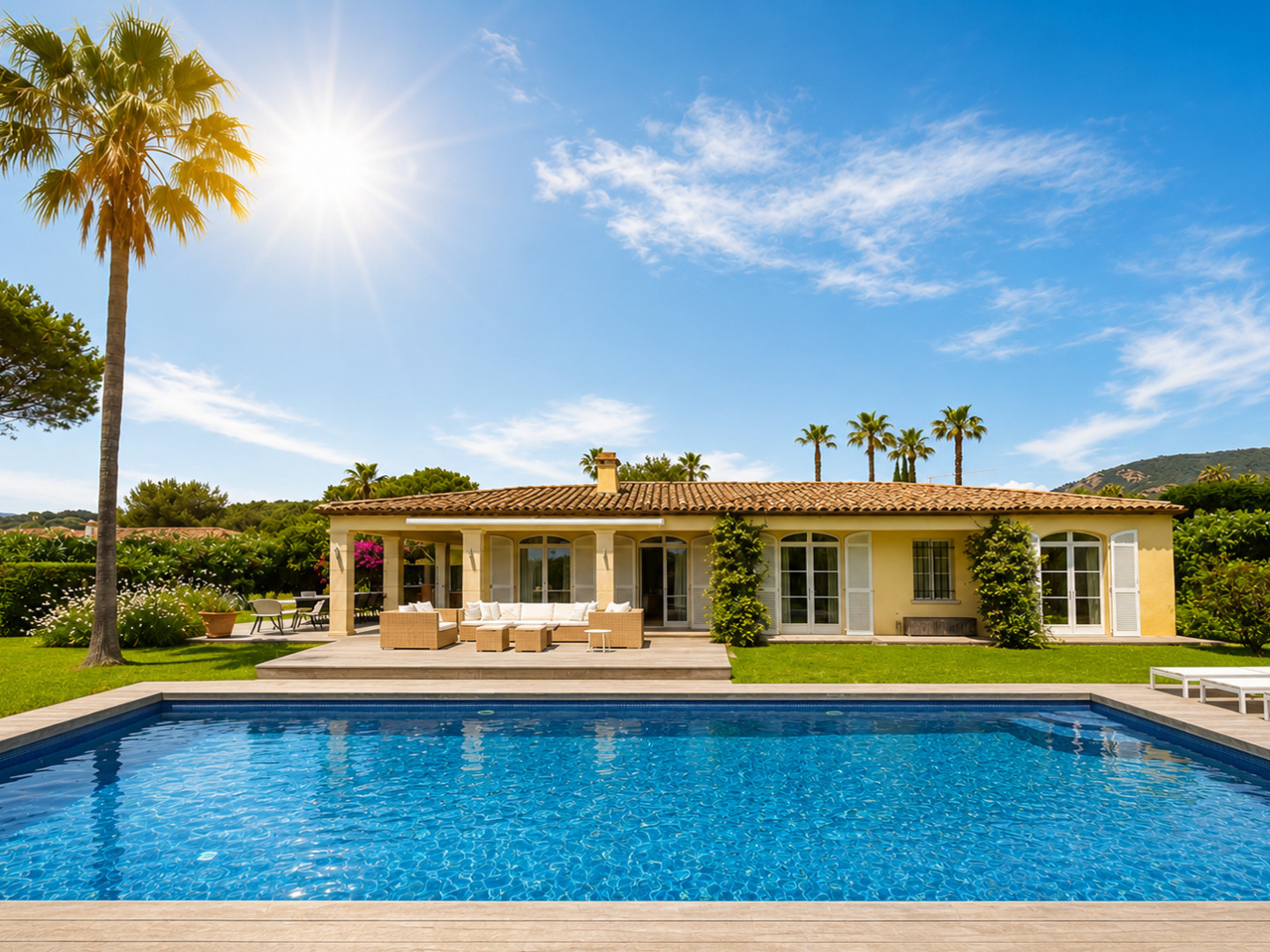 Maison de luxe à vendre à Grimaud
