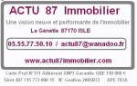 logo ACTU 87 IMMOBILIER