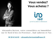 Real estate agent iad France  Alexandra Berton in Peyrolles-en-Provence