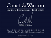 Agence immobilière Canat & Warton Golfe de Saint Tropez à Cavalaire-sur-Mer