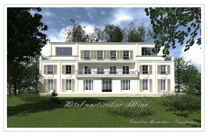 Meuliere Moderne C1608 Mires Paris Moderne Maison Style Maison