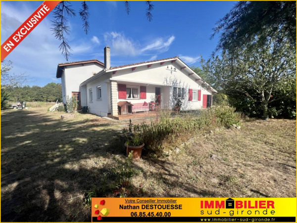 Vente maison 5 pièces Landiras - maison F5/T5/5 pièces 137 m² 275000