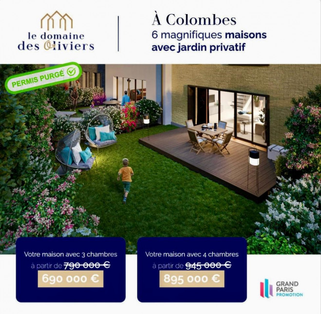 Program neuf Le Domaine des Oliviers - Colombes