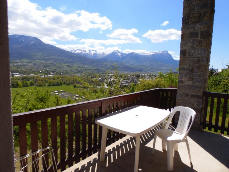 Terrasse Sud avec vue vers l'Ouest