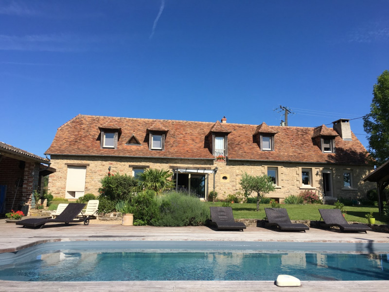 Vue de face de la maison