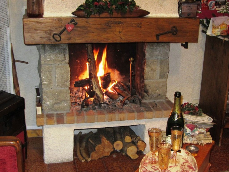 Cheminée dans l'appartement